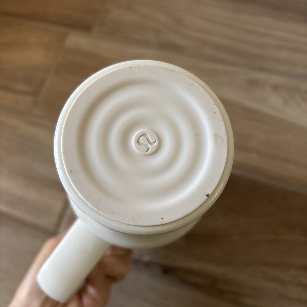 Lululemon 40oz Insulated Tumbler Cream Travel Mug‎ Handle Cup - No Straw - Picture 3 of 6